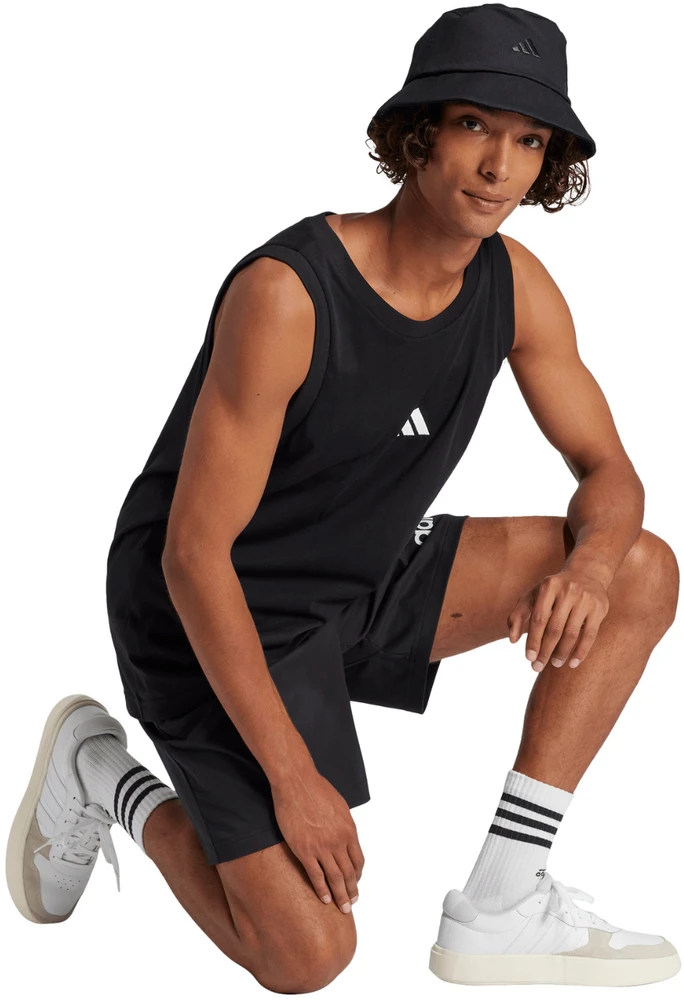 Vyriški marškinėliai adidas Essentials Small Logo Tank juoda JE8986 (XL)