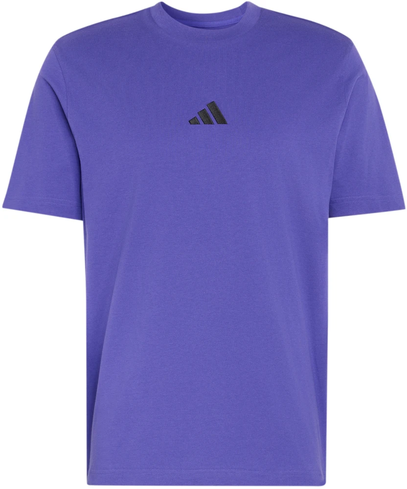 Vyriški marškinėliai adidas Essentials Small Logo Single Jersey violetinė KF2404 (XL)