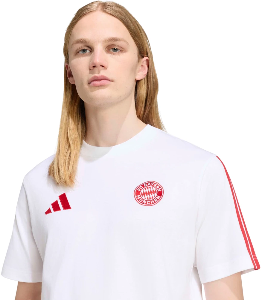 Vyriški marškinėliai adidas FC Bayern Muenchen balta KG2592 (M)