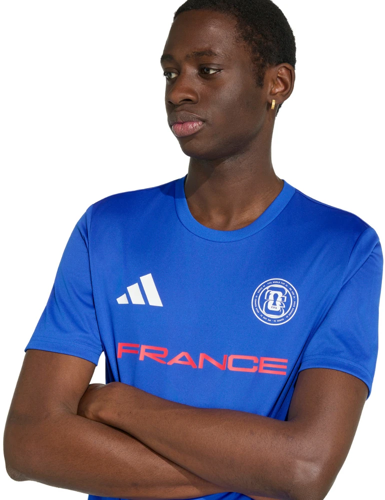 Vyriški marškinėliai adidas France 26 Jersey mėlyna KH2312 (XL)