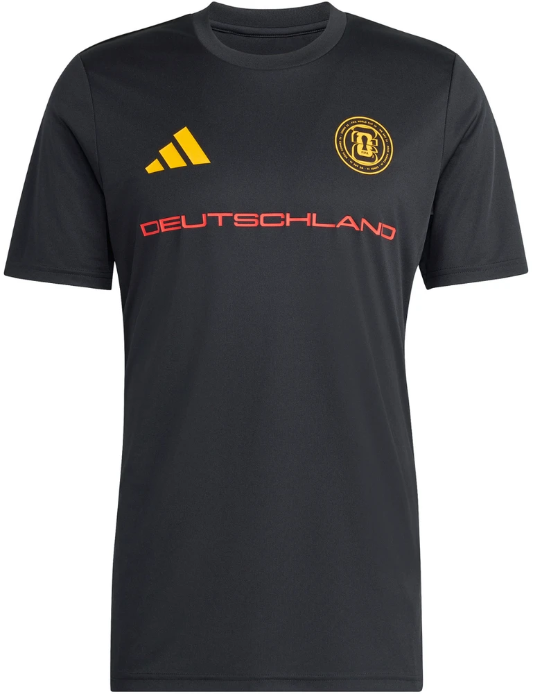 Vyriški marškinėliai adidas Germany 26 Jersey juoda KH2305 (M)