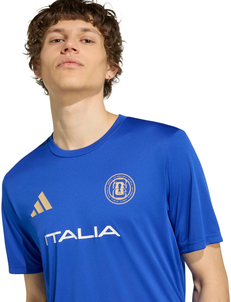 Vyriški marškinėliai adidas Italy 26 Jersey mėlyna KH2306 (S)