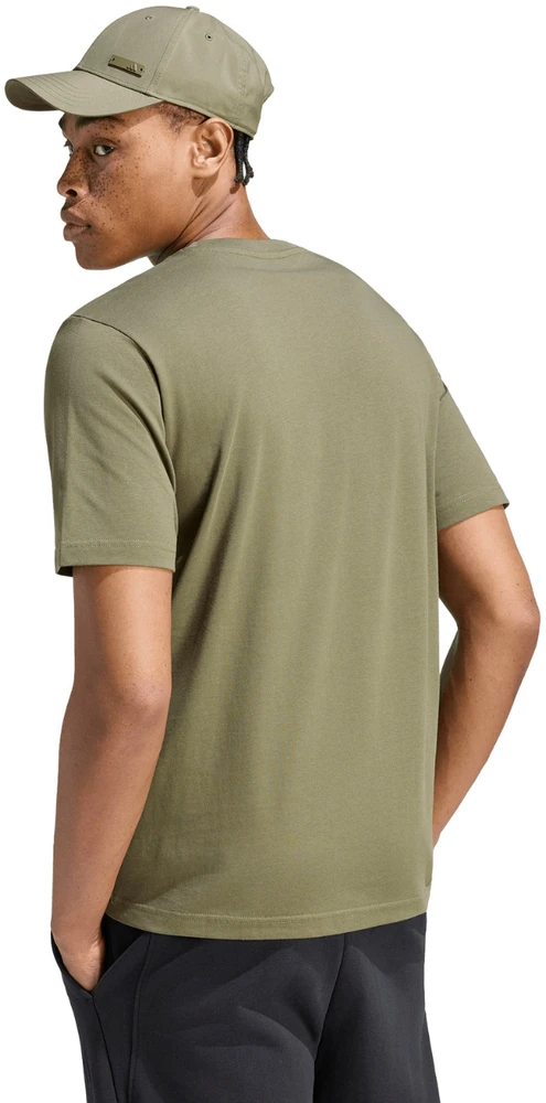 Vyriški marškinėliai adidas Memories of Sport Outdoor Graphic khaki KC7098 (L)