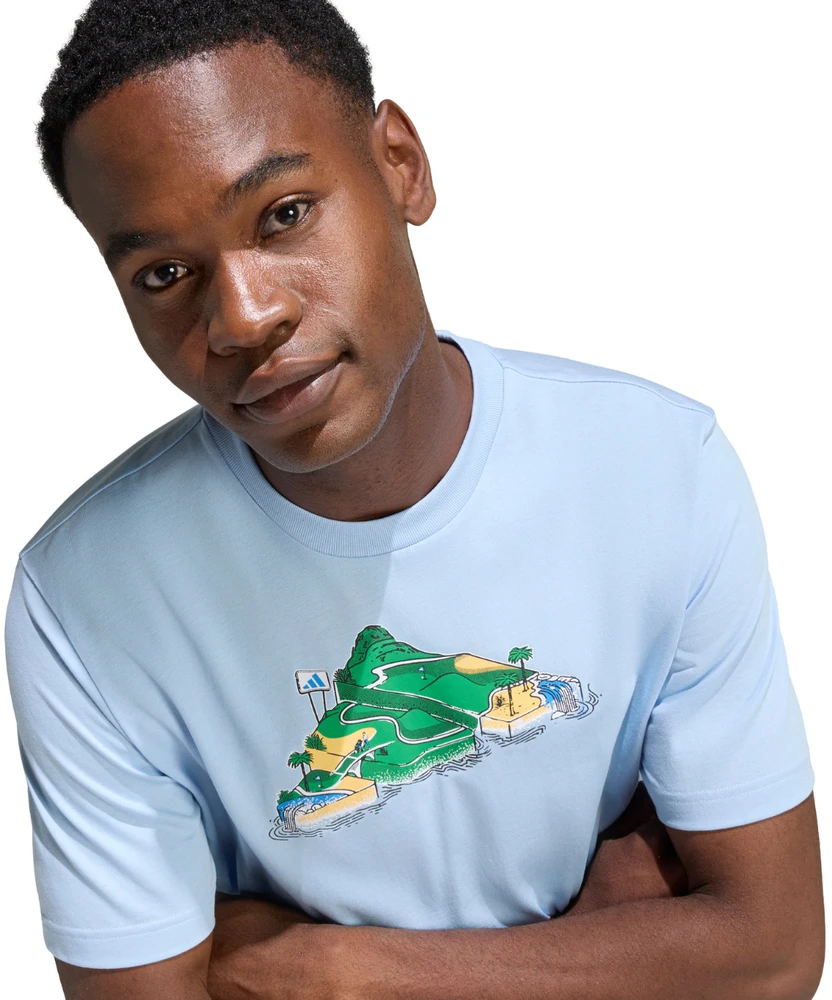 Vyriški marškinėliai adidas Novelty Mini jasnoniebieska JZ5038 (3XL)