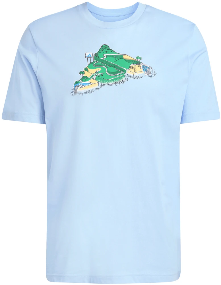 Vyriški marškinėliai adidas Novelty Mini jasnoniebieska JZ5038 (3XL)