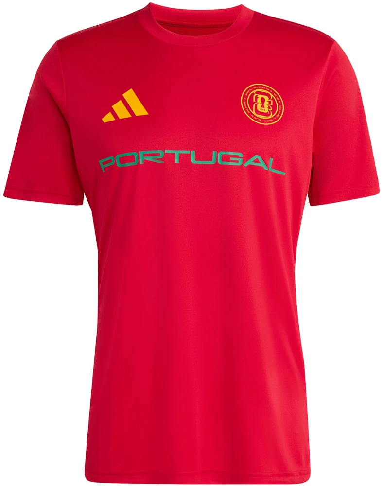 Vyriški marškinėliai adidas Portugalia 26 Away Jersey raudona KH2310 (XL)