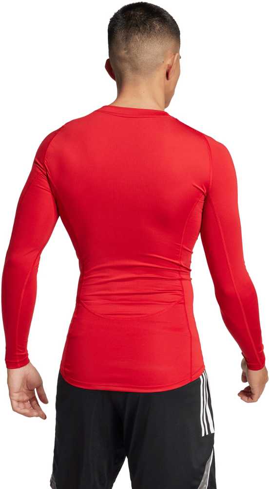 Vyriški marškinėliai adidas Techfit Long Sleeve Tee raudona JP2926 (2XL)