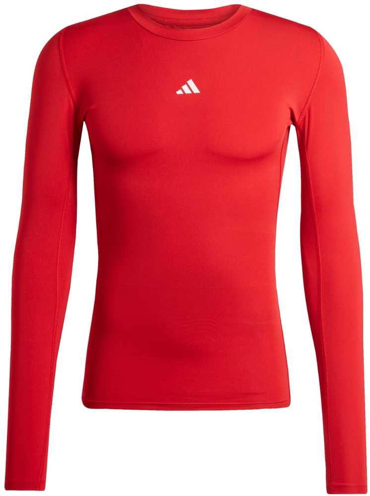 Vyriški marškinėliai adidas Techfit Long Sleeve Tee raudona JP2926 (2XL)