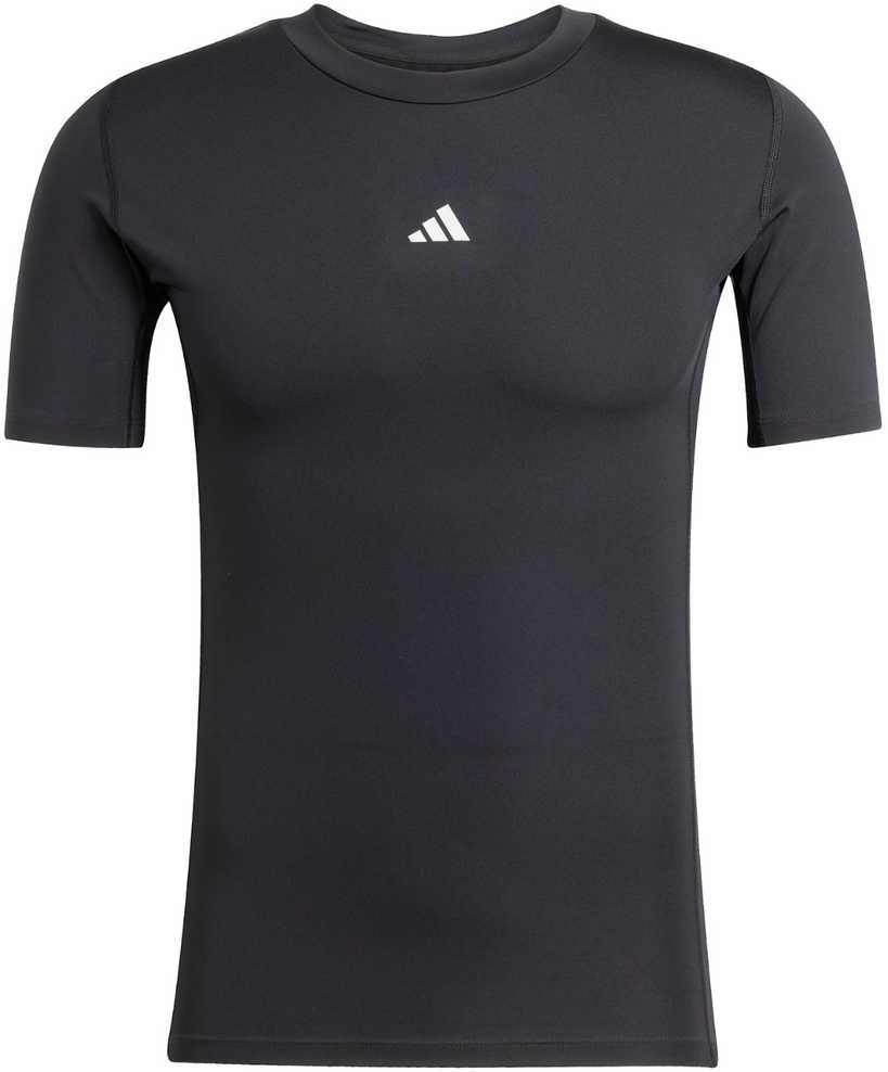 Vyriški marškinėliai adidas Techfit Short Sleeve Tee juoda JP4674 (M)