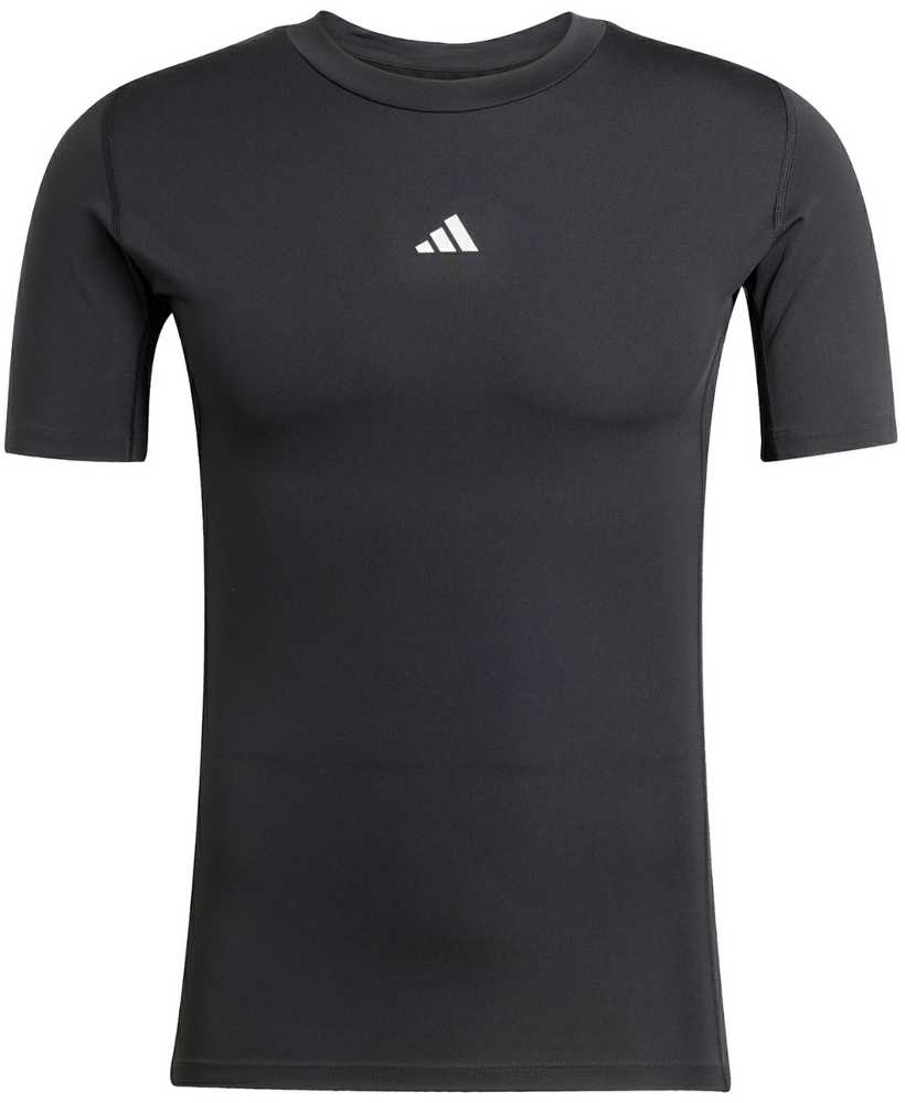 Vyriški marškinėliai adidas Techfit Short Sleeve Tee juoda JP4674 (M)