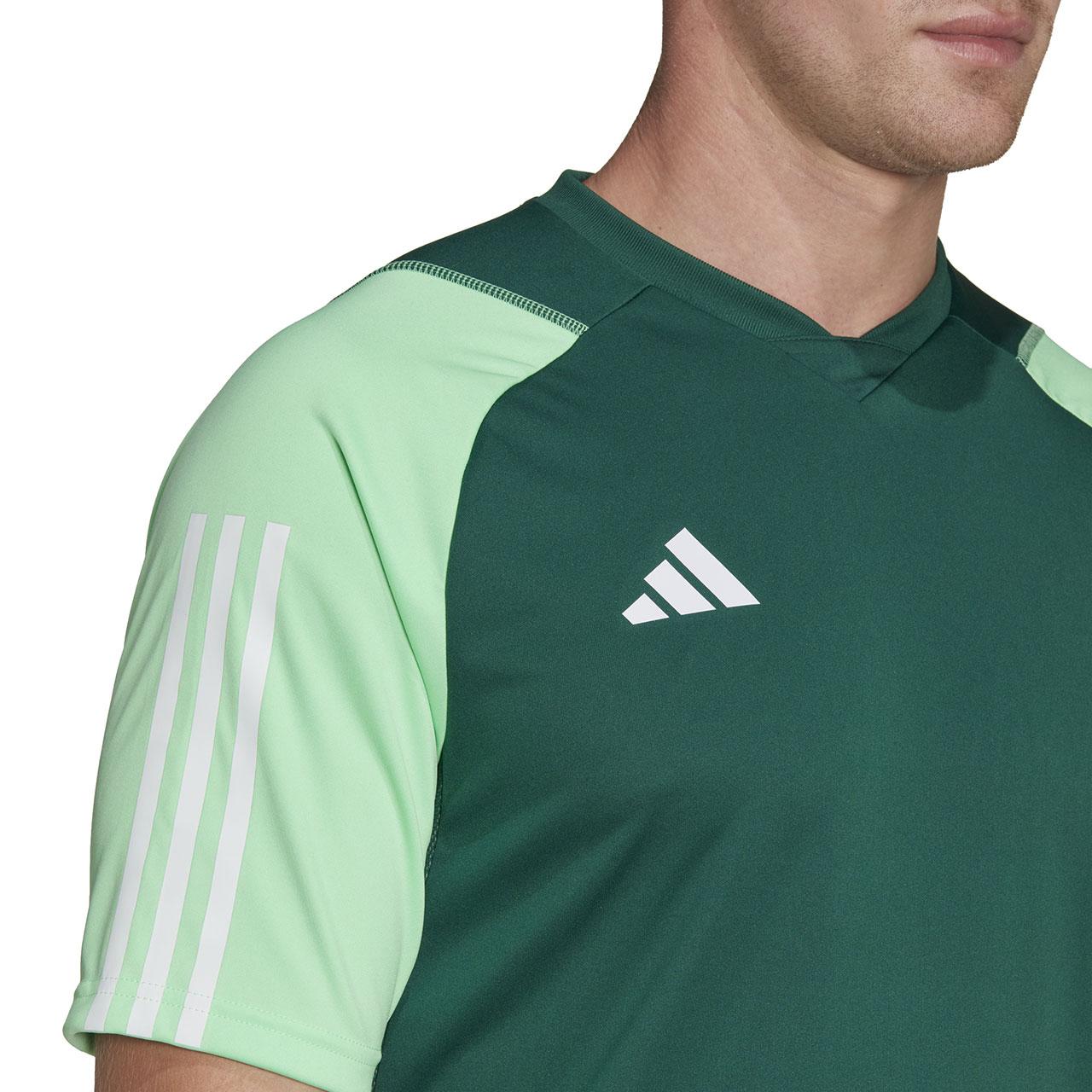 Vyriški marškinėliai adidas Tiro 23 Competition Jersey žalia HU1297 (XS)
