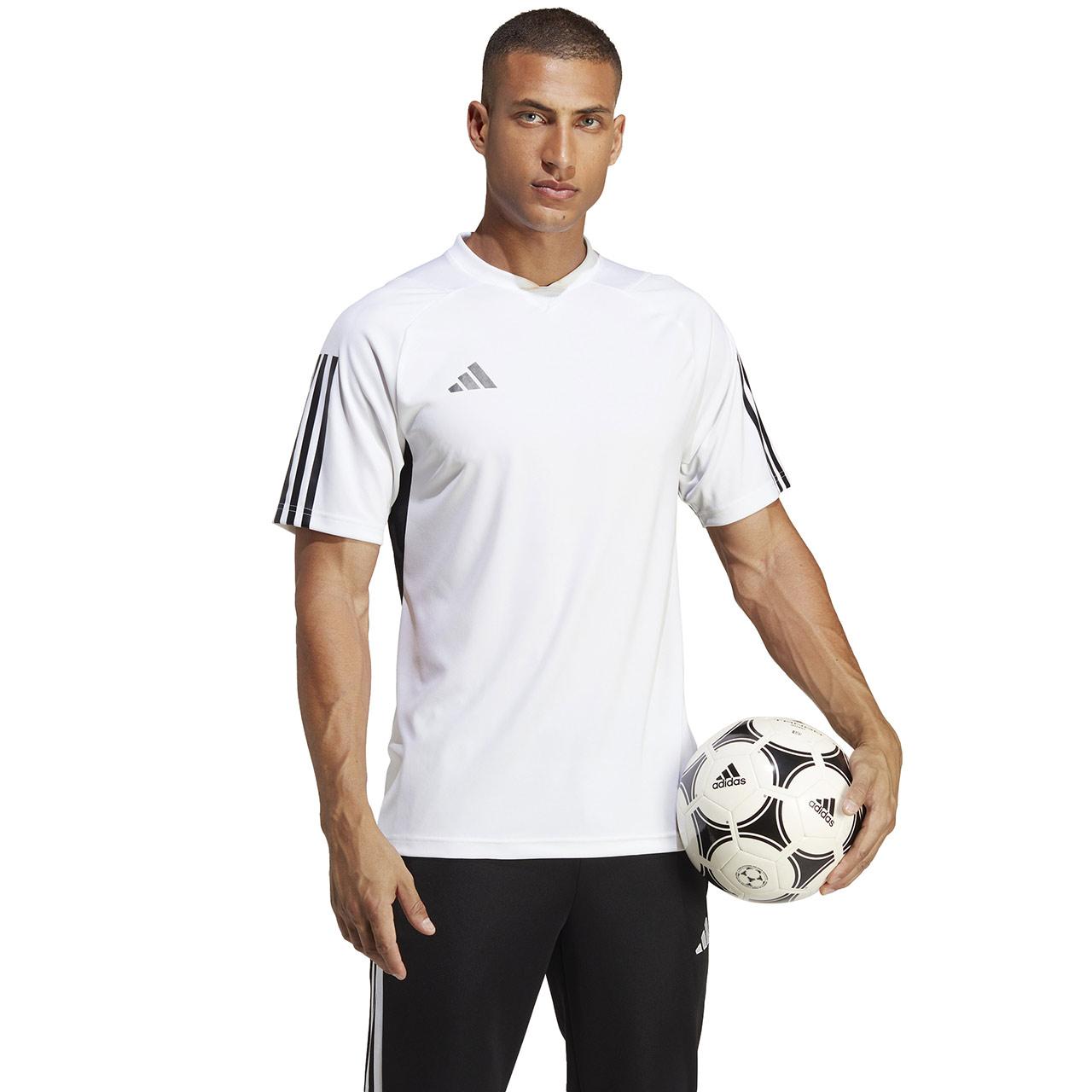 Vyrų „Adidas Tiro 23 Competition“ megztinis baltas ir juodas IC4565 (S)