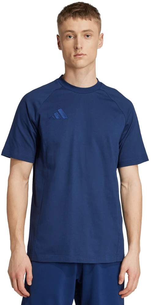 Vyriški marškinėliai adidas Tiro 25 Tee Travel tamsiai mėlyna JY5949 (M)