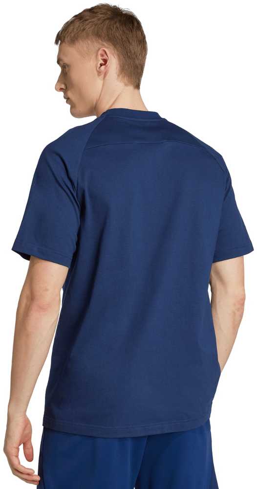 Vyriški marškinėliai adidas Tiro 25 Tee Travel tamsiai mėlyna JY5949 (L)
