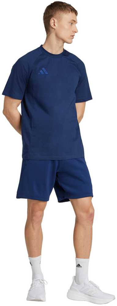 Vyriški marškinėliai adidas Tiro 25 Tee Travel tamsiai mėlyna JY5949 (L)