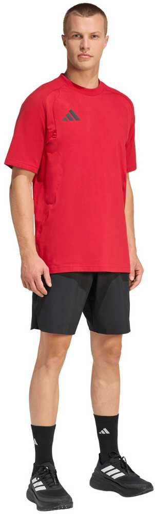 Vyriški marškinėliai adidas Tiro 26 Travel Tee raudona KD1121 (M)