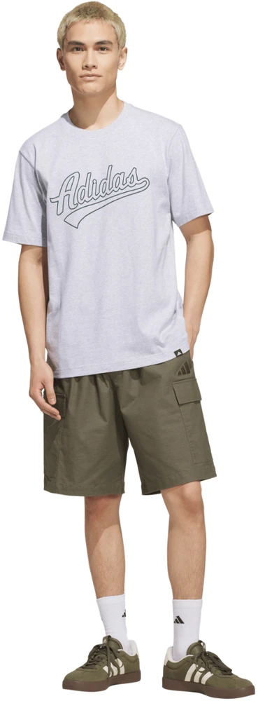 Vyriški marškinėliai adidas Varsity Tailsweep Graphic pilka KS2179 (M)