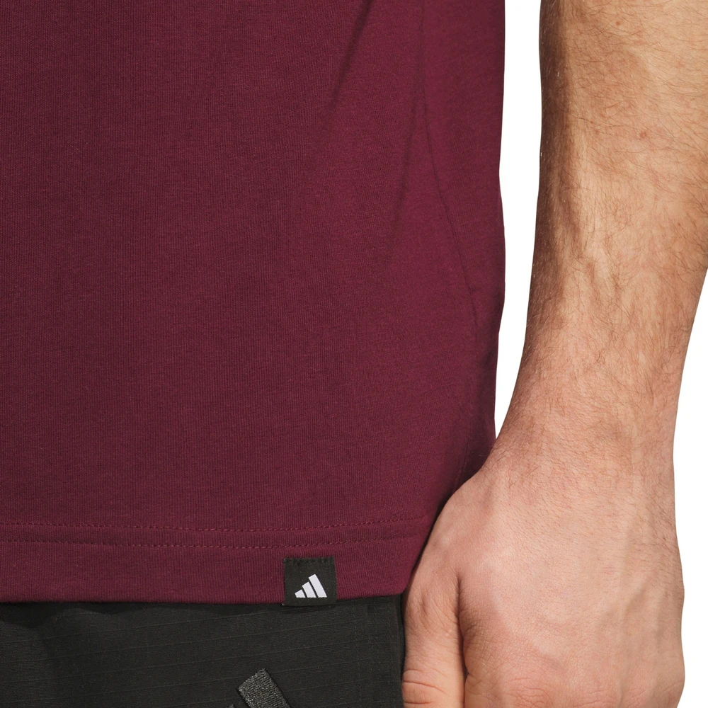 Vyriški marškinėliai adidas Varsity Tailsweep Graphic bordinė KS2180 (L)