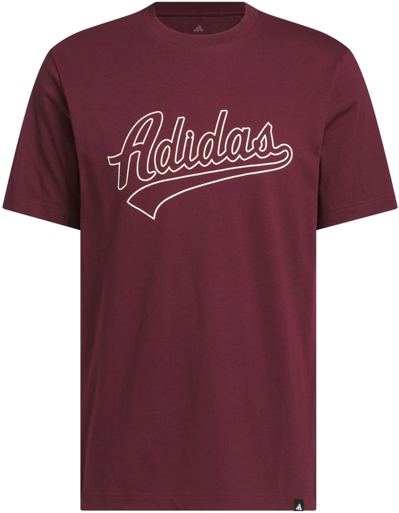 Vyriški marškinėliai adidas Varsity Tailsweep Graphic bordinė KS2180 (L)