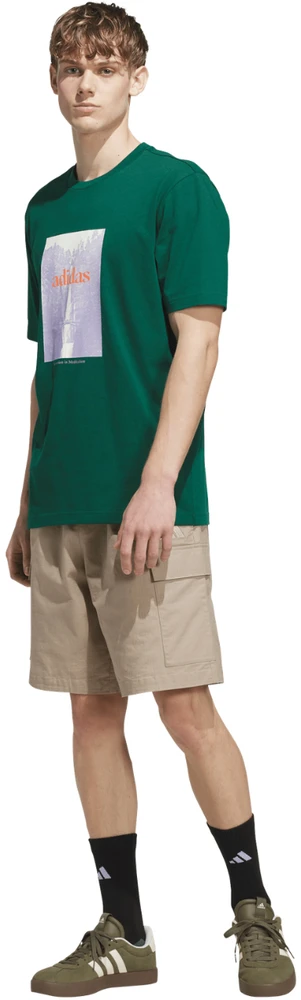 Vyriški marškinėliai adidas Waterfall Graphic žalia KS2173 (2XL)