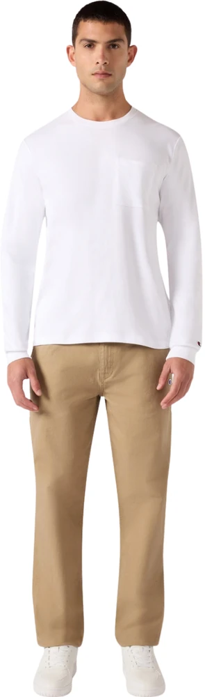 Vyriški marškinėliai Champion LS Tee balta 222507 WW001 (L)