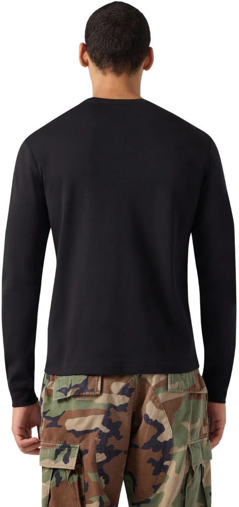 Vyriški marškinėliai Champion LS Tee juoda 222507 KK001 (L)