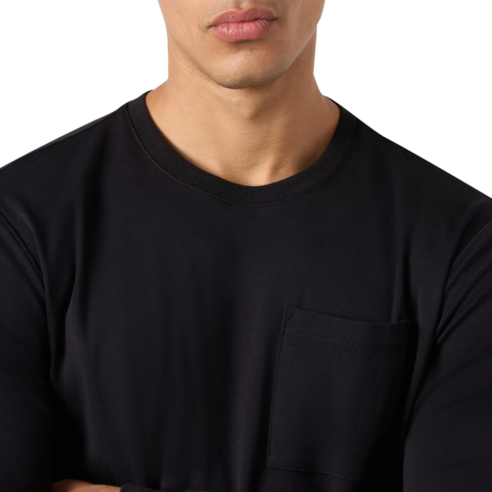 Vyriški marškinėliai Champion LS Tee juoda 222507 KK001 (L)