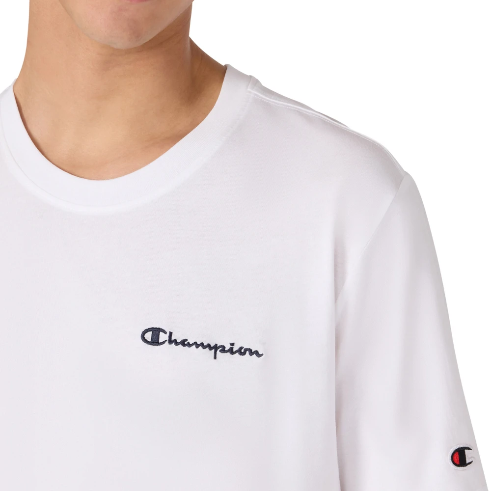 Vyriški marškinėliai Champion SS Tee balta 221798 WW001 (3XL)