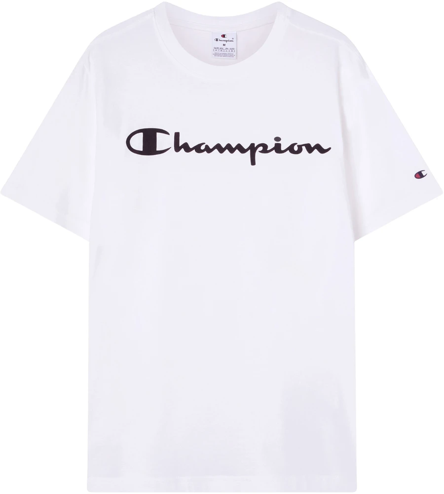 Vyriški marškinėliai Champion SS Tee balta 221814 WW001 (L)