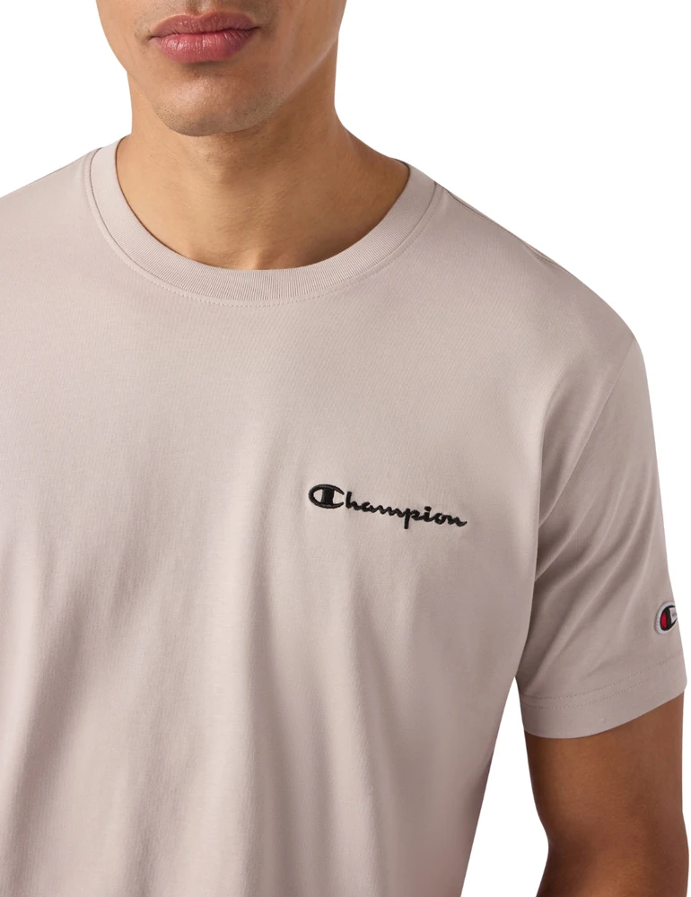 Vyriški marškinėliai Champion SS Tee jasnobeżowa 221798 ES084 (3XL)
