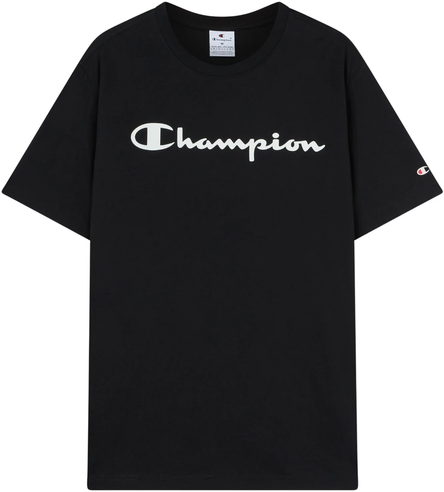 Vyriški marškinėliai Champion SS Tee juoda 221814 KK001 (M)
