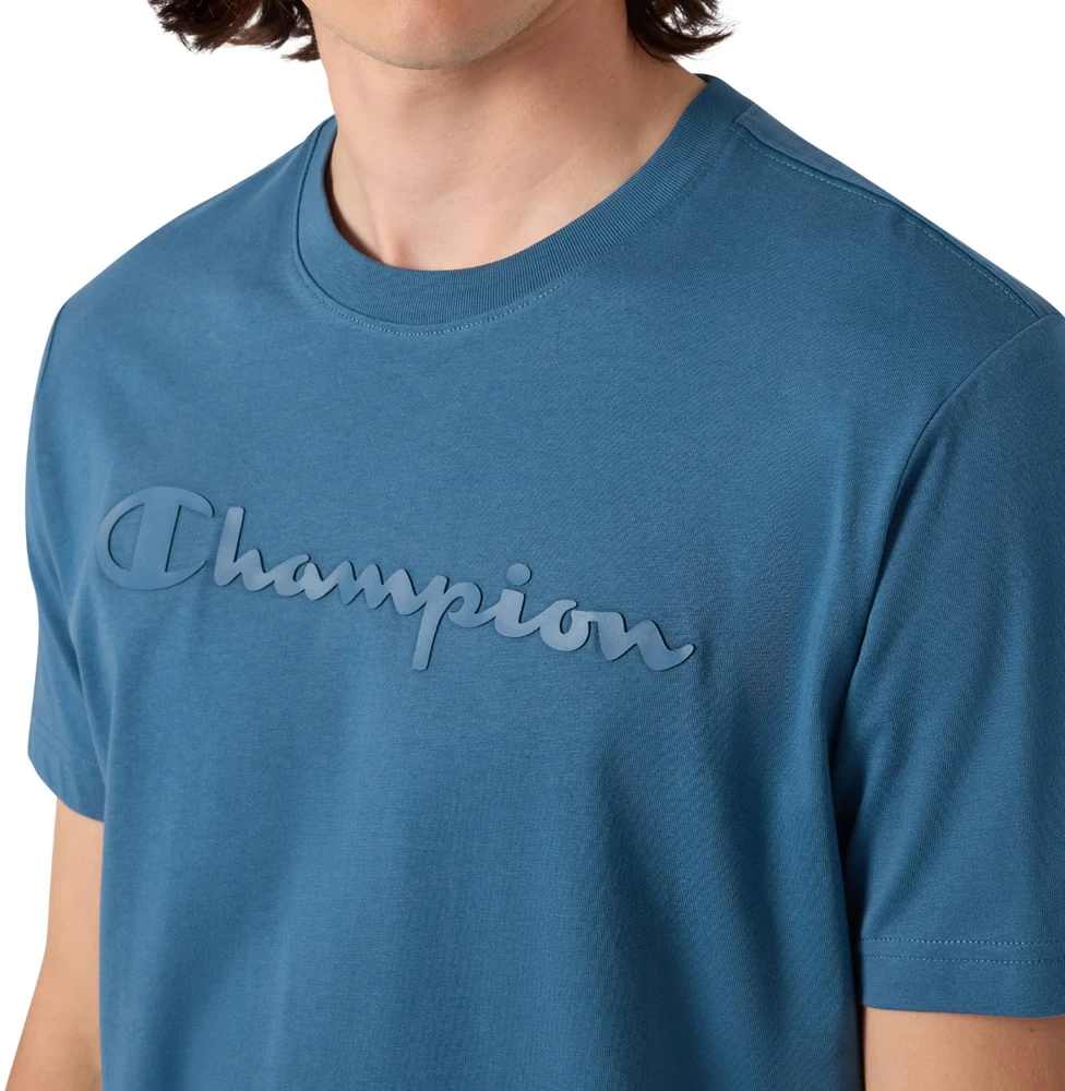 Vyriški marškinėliai Champion SS Tee mėlyna 222992 BS133 (L)