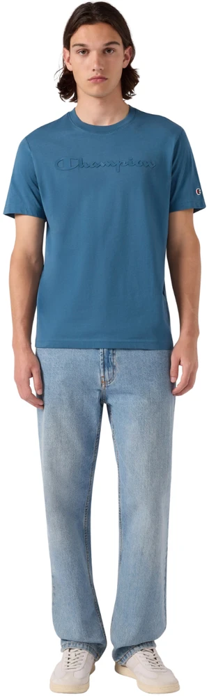 Vyriški marškinėliai Champion SS Tee mėlyna 222992 BS133 (L)