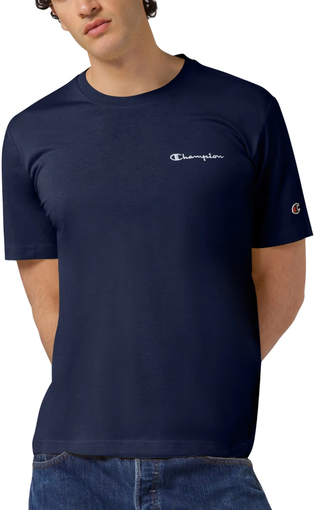 Vyriški marškinėliai Champion SS Tee tamsiai mėlyna 221798 BS501 (3XL)