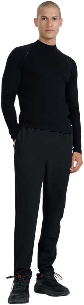 Vyriški marškinėliai longsleeve 4F M417 tamsiai juoda 4FWAW25TFLOM417 20S (L/XL)