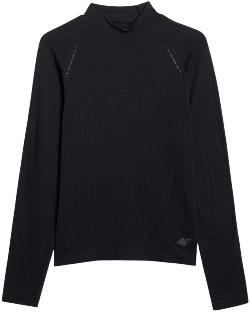 Vyriški marškinėliai longsleeve 4F M417 tamsiai juoda 4FWAW25TFLOM417 20S (L/XL)