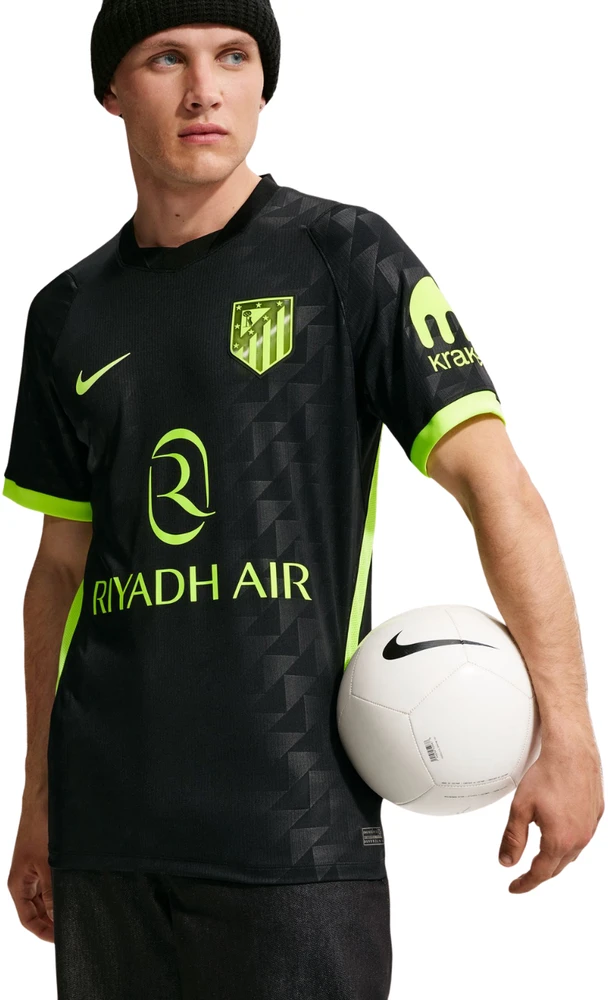 Vyriški marškinėliai Nike Atlético Madrid 2026/27 Stadium Away juoda II1932 011 (L)
