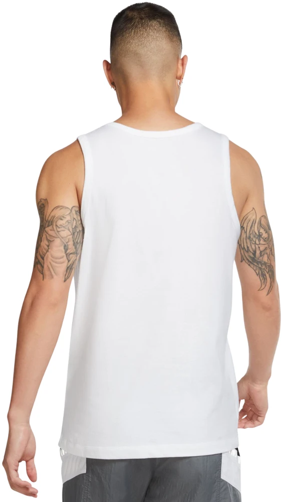 Vyriški marškinėliai Nike Club Tank balta BQ1260 100 (XL)