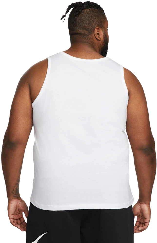 Vyriški marškinėliai Nike Club Tank balta BQ1260 100 (XL)
