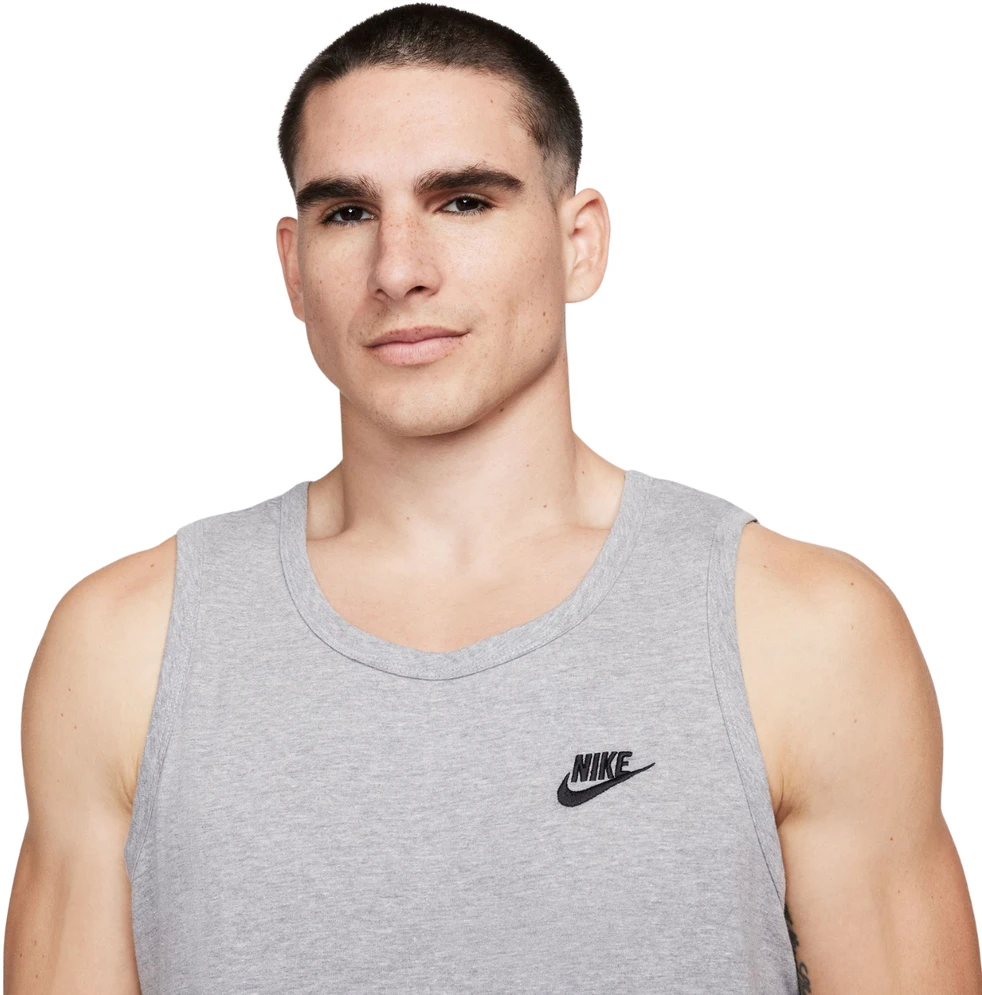 Vyriški marškinėliai Nike Club Tank pilka BQ1260 063 (M)