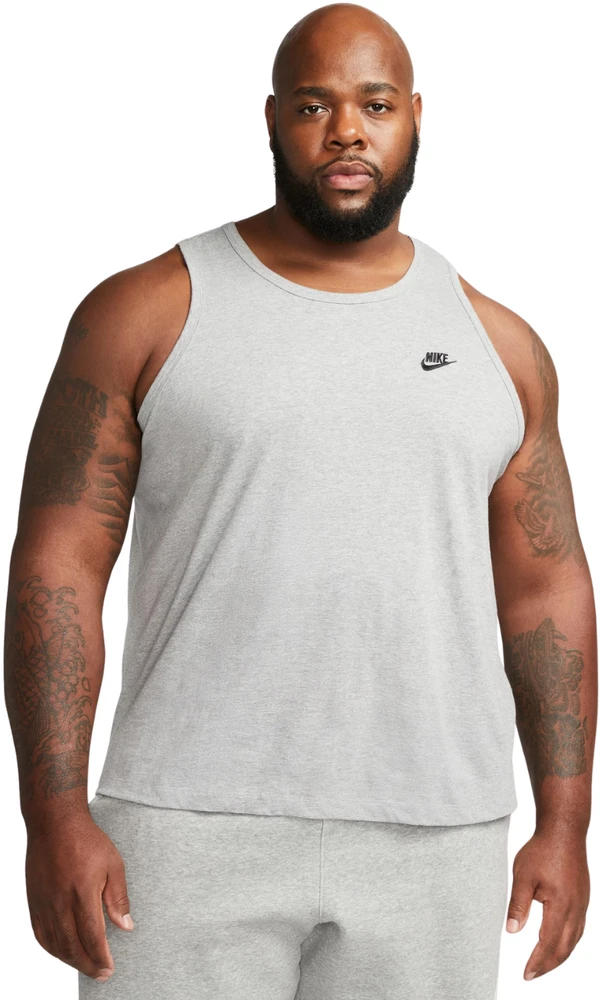 Vyriški marškinėliai Nike Club Tank pilka BQ1260 063 (M)