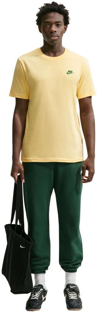 Vyriški marškinėliai Nike Club Tee geltona AR4997 723 (2XL)