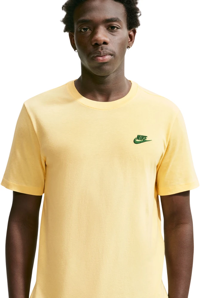 Vyriški marškinėliai Nike Club Tee geltona AR4997 723 (2XL)