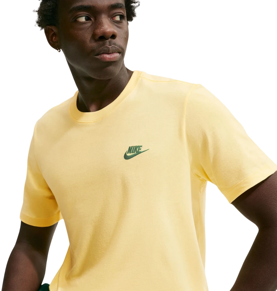 Vyriški marškinėliai Nike Club Tee geltona AR4997 723 (2XL)