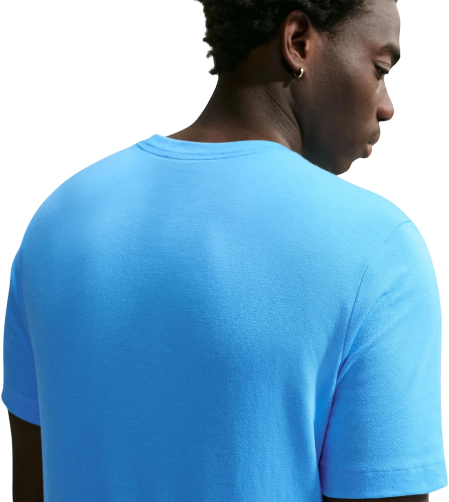 Vyriški marškinėliai Nike Club Tee jasnoniebieska AR4997 497 (L)