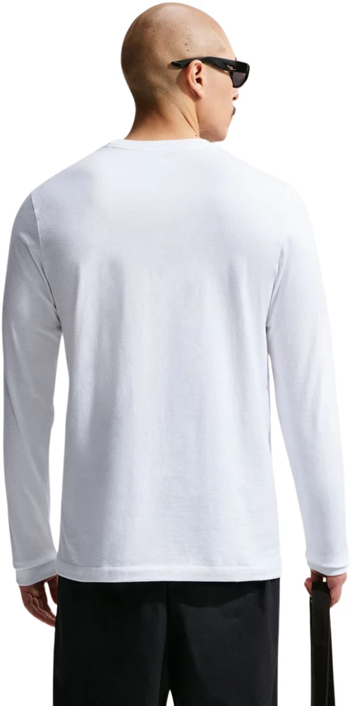 Vyriški marškinėliai Nike Club Tee LS balta AR5193 100 (XL)