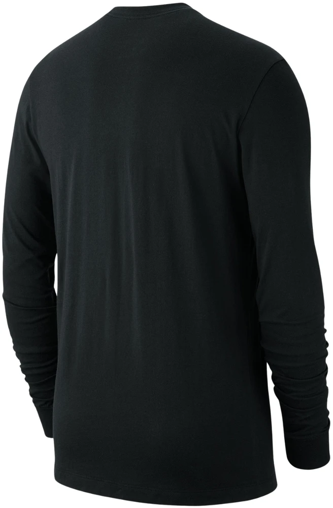 Vyriški marškinėliai Nike Club Tee LS juoda AR5193 010 (S)