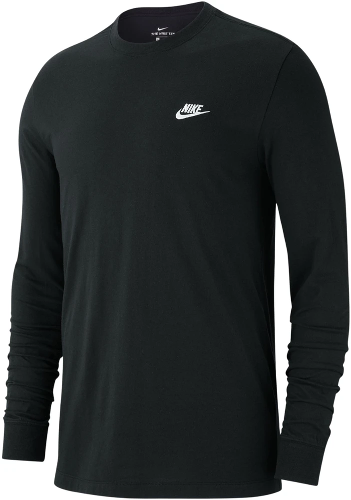 Vyriški marškinėliai Nike Club Tee LS juoda AR5193 010 (S)