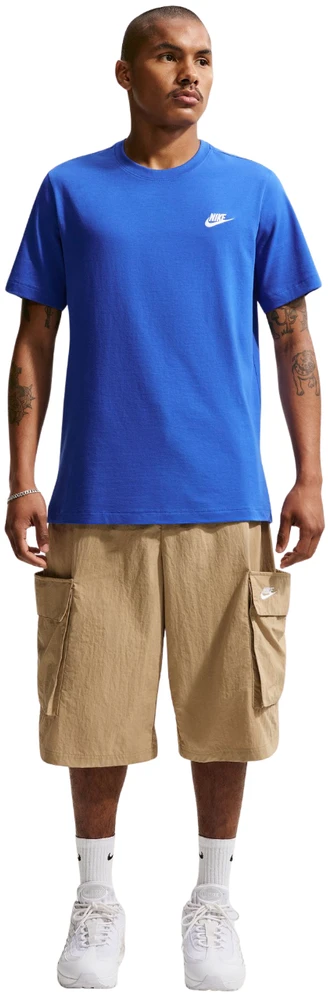 Vyriški marškinėliai Nike Club Tee mėlyna AR4997 480 (2XL)