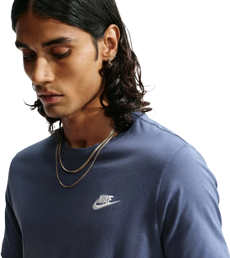 Vyriški marškinėliai Nike Club Tee mėlyna AR4997 491 (XL)